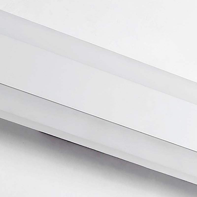 Strip Shape Wall Light Modern Style Metal 1 Light Sconce Light for Shower Room