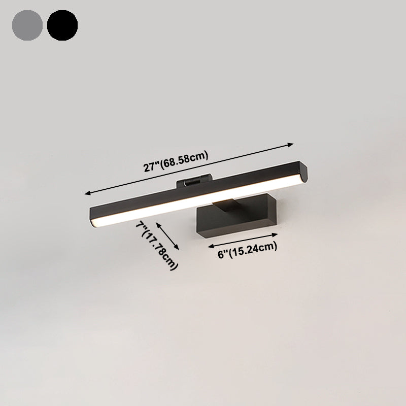 Éclairage mural de forme de style moderne Mémale 1 lumière lumineuse Lumière pour salle de douche