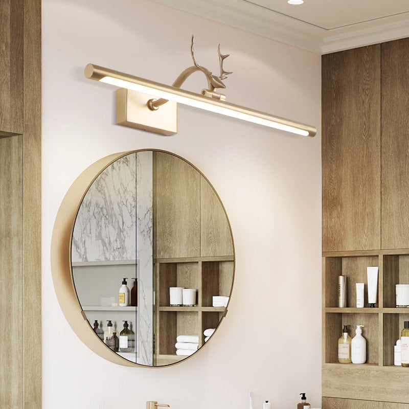 Stron de style postmoderne Galerie murale en métal 1 lumière de lumière Lumière pour la salle de bain