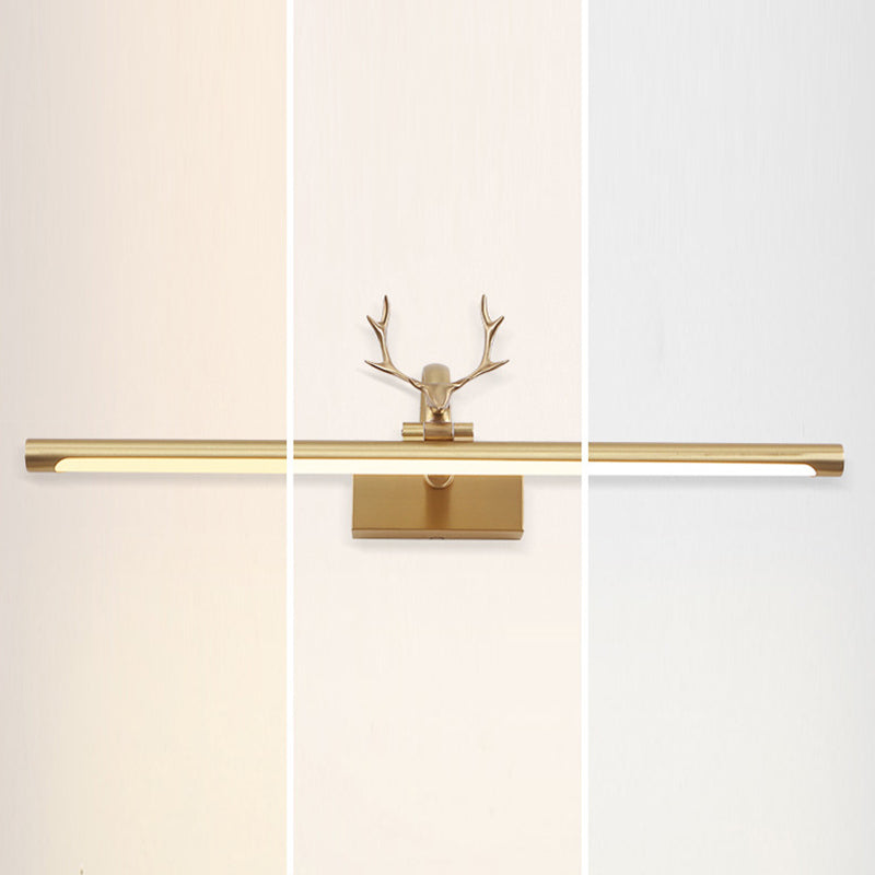 Stron de style postmoderne Galerie murale en métal 1 lumière de lumière Lumière pour la salle de bain