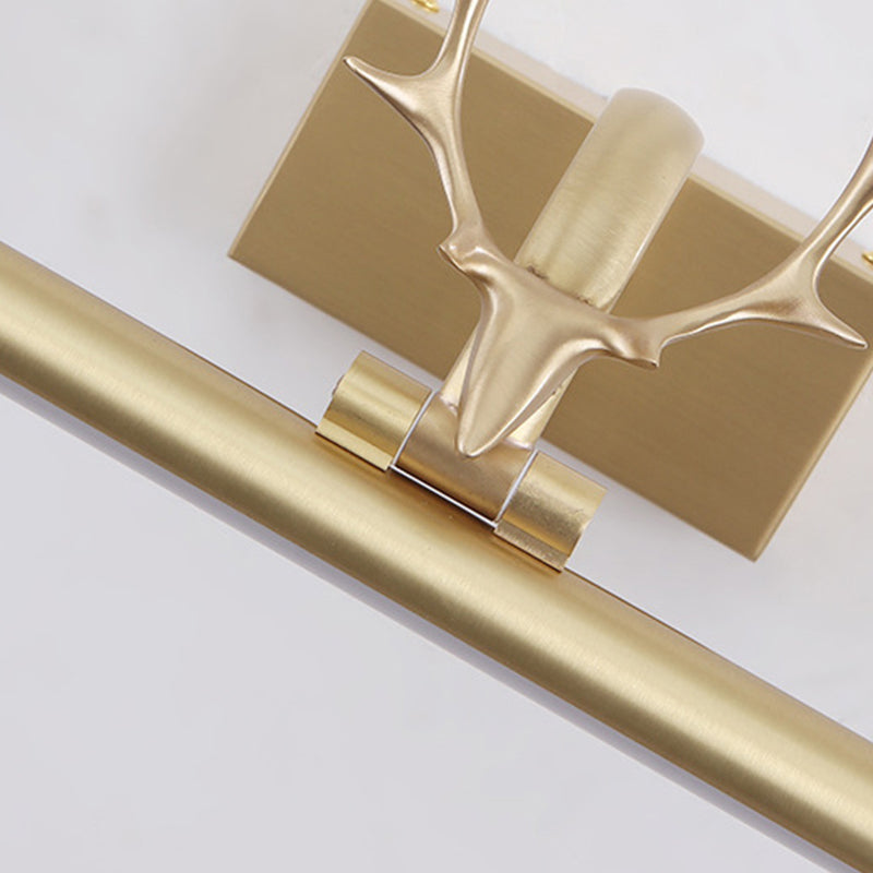 Stron de style postmoderne Galerie murale en métal 1 lumière de lumière Lumière pour la salle de bain