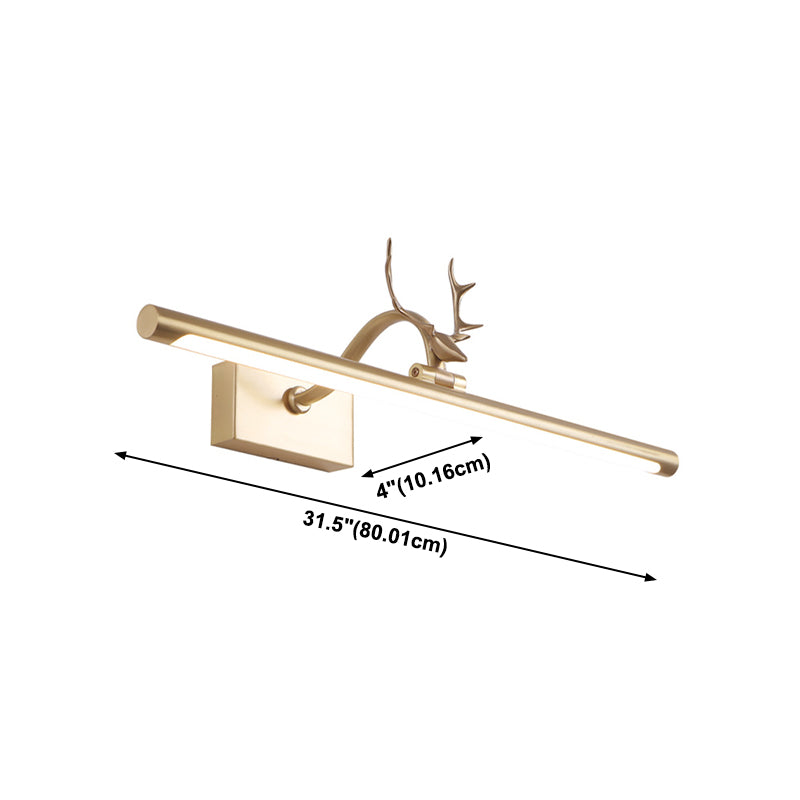 Stron de style postmoderne Galerie murale en métal 1 lumière de lumière Lumière pour la salle de bain