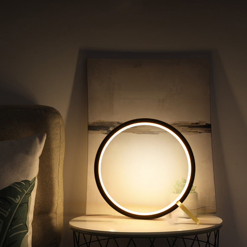 Lámpara de escritorio LED lineal de accesorio de iluminación de escritorio de estilo moderno para dormitorio