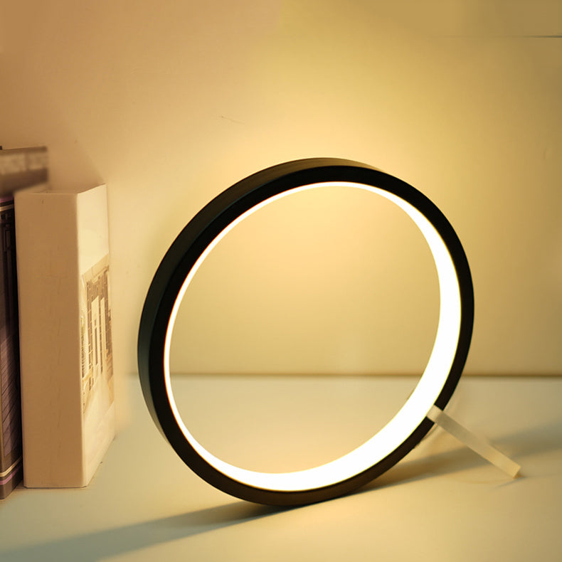 Lámpara de escritorio LED lineal de accesorio de iluminación de escritorio de estilo moderno para dormitorio
