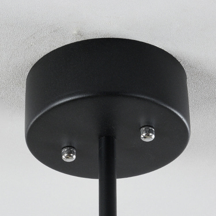 Moderner Stil Metall Kronleuchter hell schwarzes Gericht Schatten Anhänger Licht für Wohnzimmer