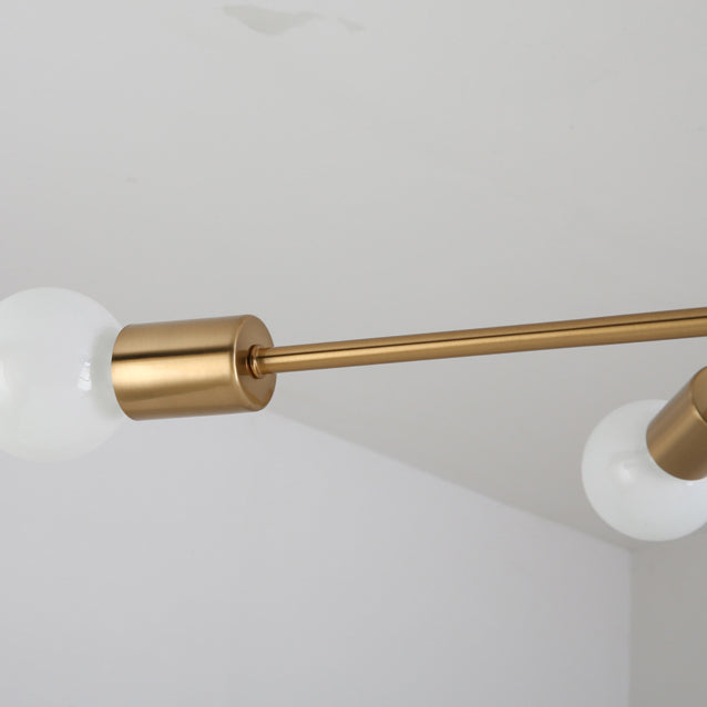 Postmoderne stijl kroonluchter verlichtingsarmatuur blootgesteld lamp metaal hanger licht