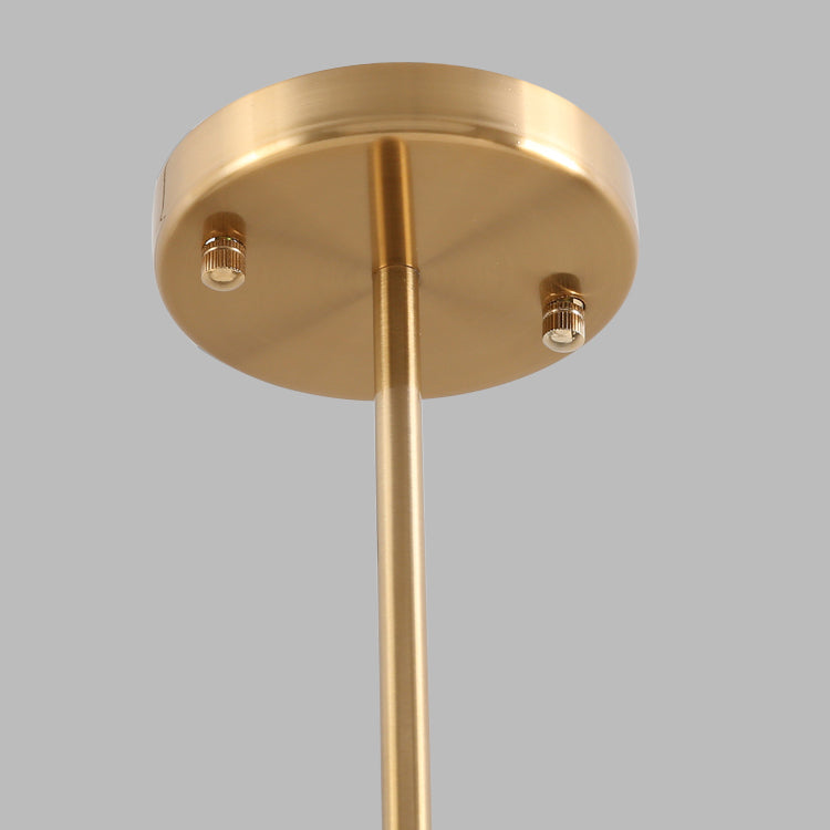 Postmoderne stijl kroonluchter verlichtingsarmatuur blootgesteld lamp metaal hanger licht