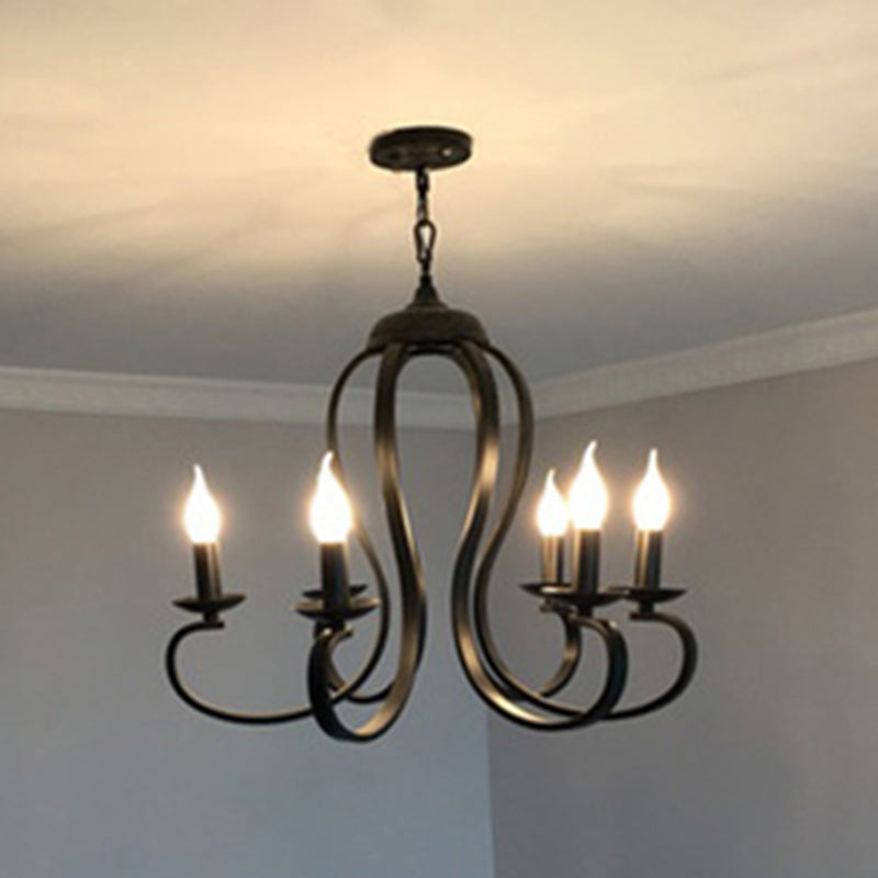 Unieke vorm hanger kroonluchters eigentijdse metalen kroonluchter verlichtingsarmaturen