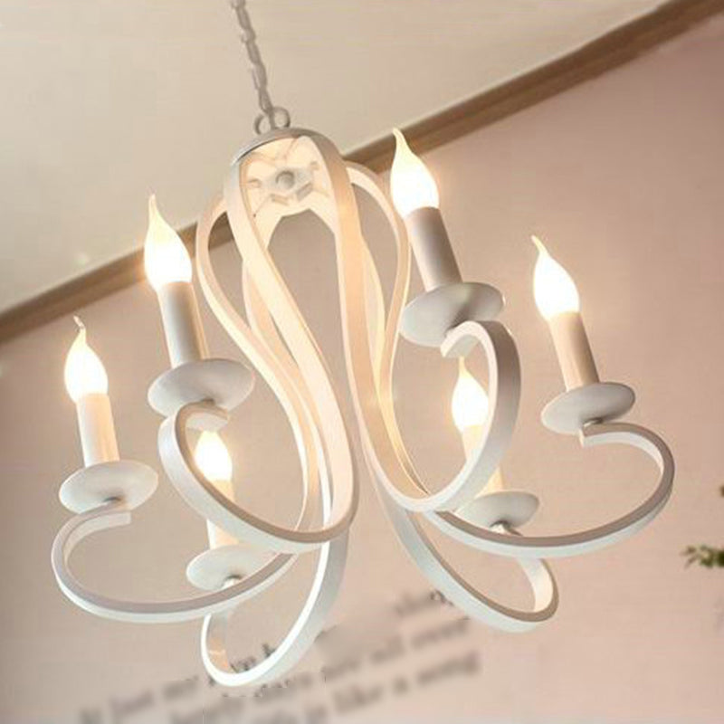 Unieke vorm hanger kroonluchters eigentijdse metalen kroonluchter verlichtingsarmaturen