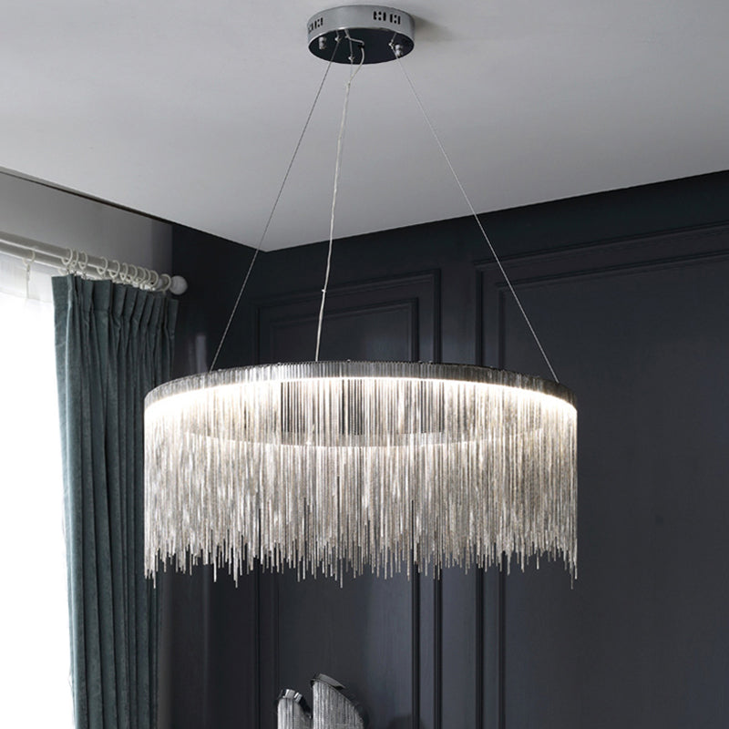 Postmoderne stijl Tassel kroonluchter licht Noordse minimalistische stijl hanglamp voor slaapkamer