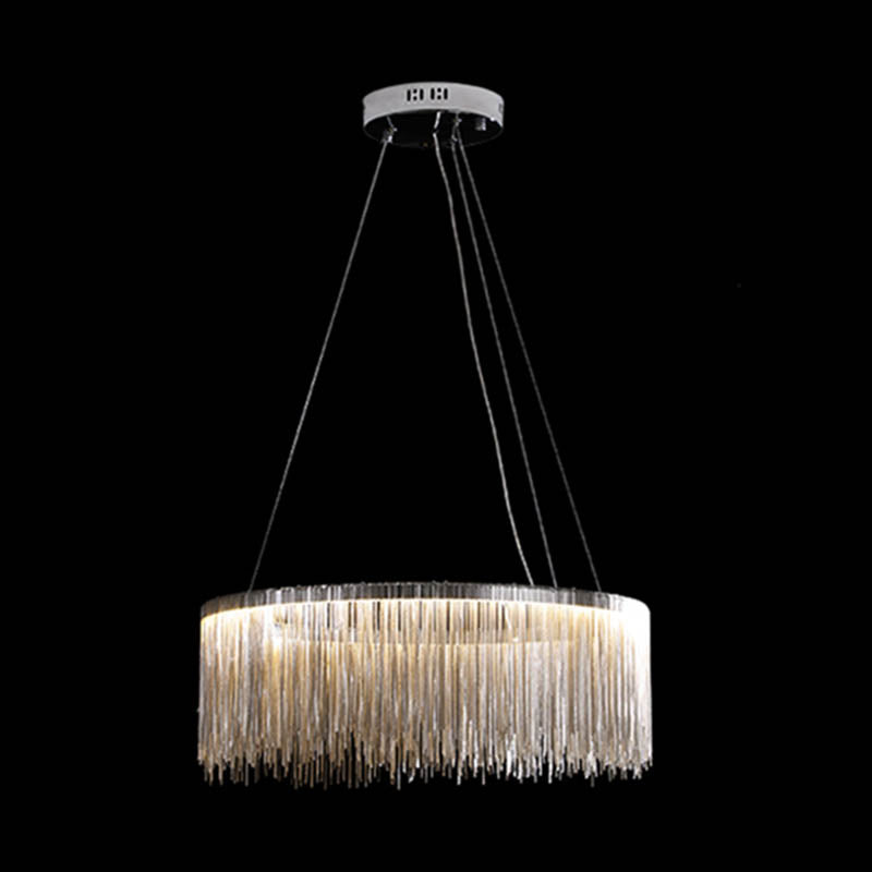 Postmoderne stijl Tassel kroonluchter licht Noordse minimalistische stijl hanglamp voor slaapkamer