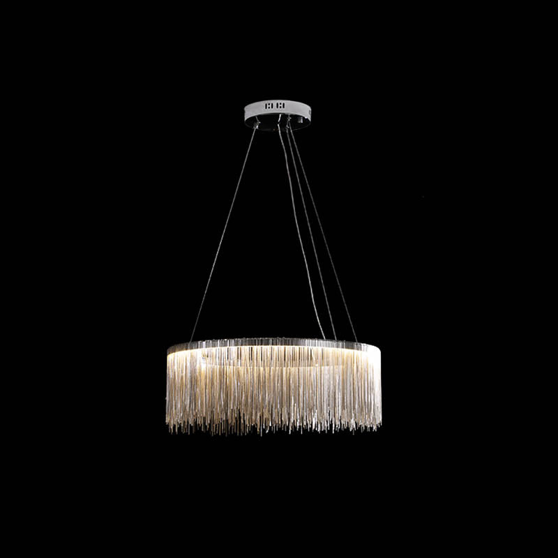 Postmoderne stijl Tassel kroonluchter licht Noordse minimalistische stijl hanglamp voor slaapkamer