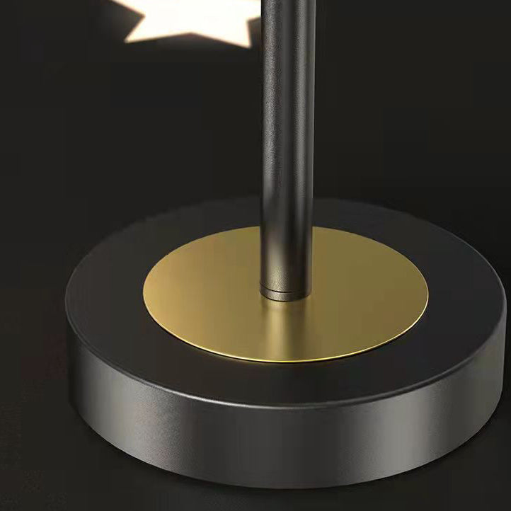 LED Eenvoudige kroonluchter lamp Multi -lichten Ronde vorm Hanghangend licht voor woonkamer