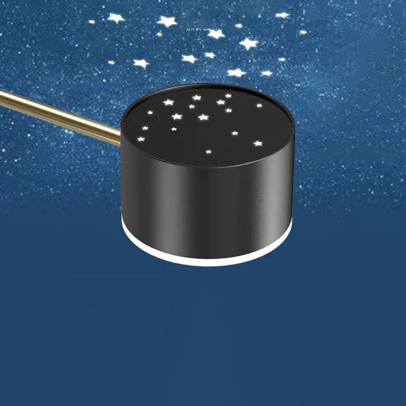 LED Eenvoudige kroonluchter lamp Multi -lichten Ronde vorm Hanghangend licht voor woonkamer