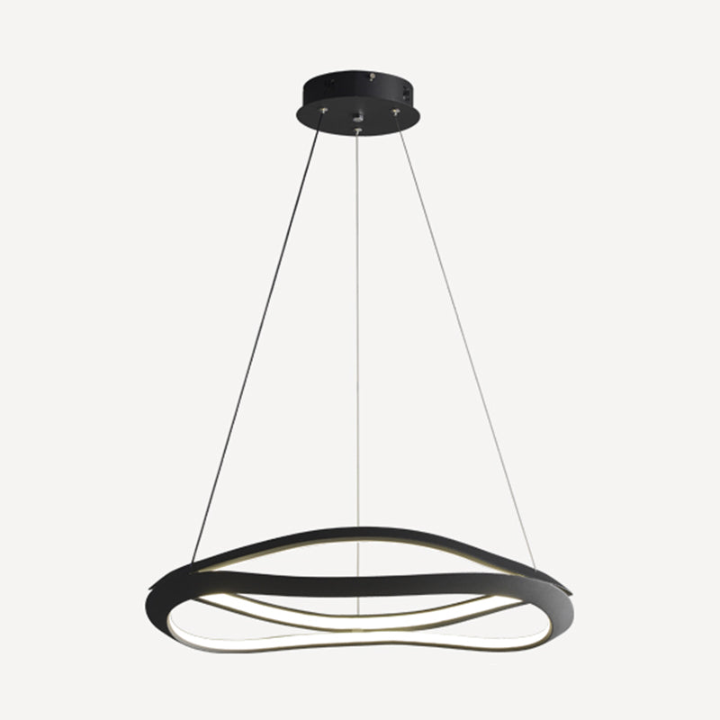 Spiral Shade Metal Kroonluchter Lichten Moderne 2-lichte kroonluchter verlichtingsarmaturen