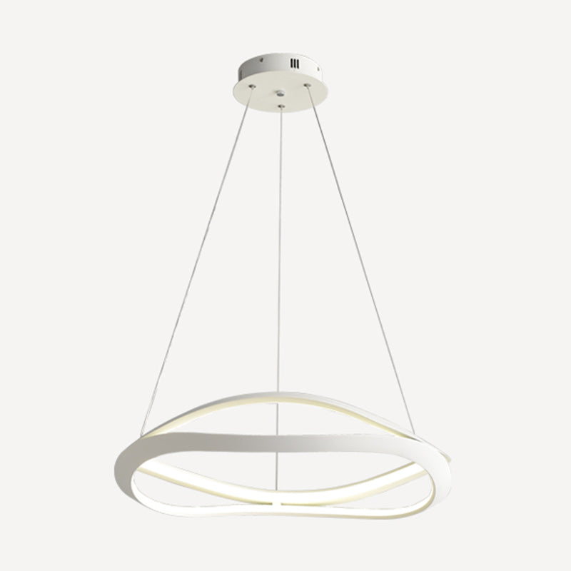 Spiral Shade Metal Kroonluchter Lichten Moderne 2-lichte kroonluchter verlichtingsarmaturen