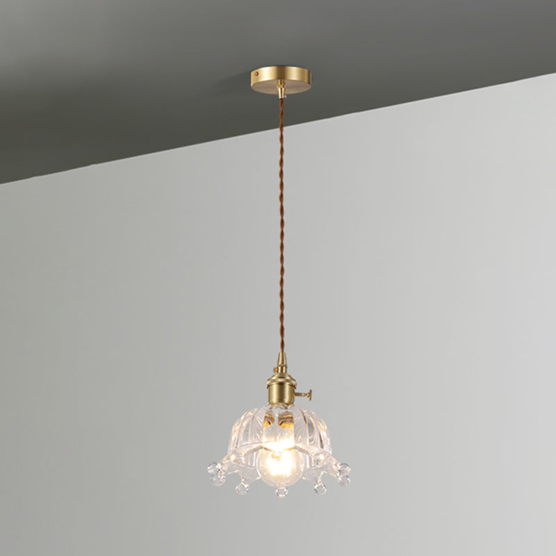 Accesorio de iluminación colgante de vidrio estilo de iluminación colgante de estilo moderno para sala de estar