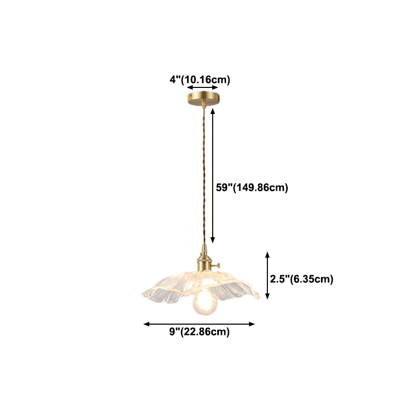 Accesorio de iluminación colgante de vidrio estilo de iluminación colgante de estilo moderno para sala de estar