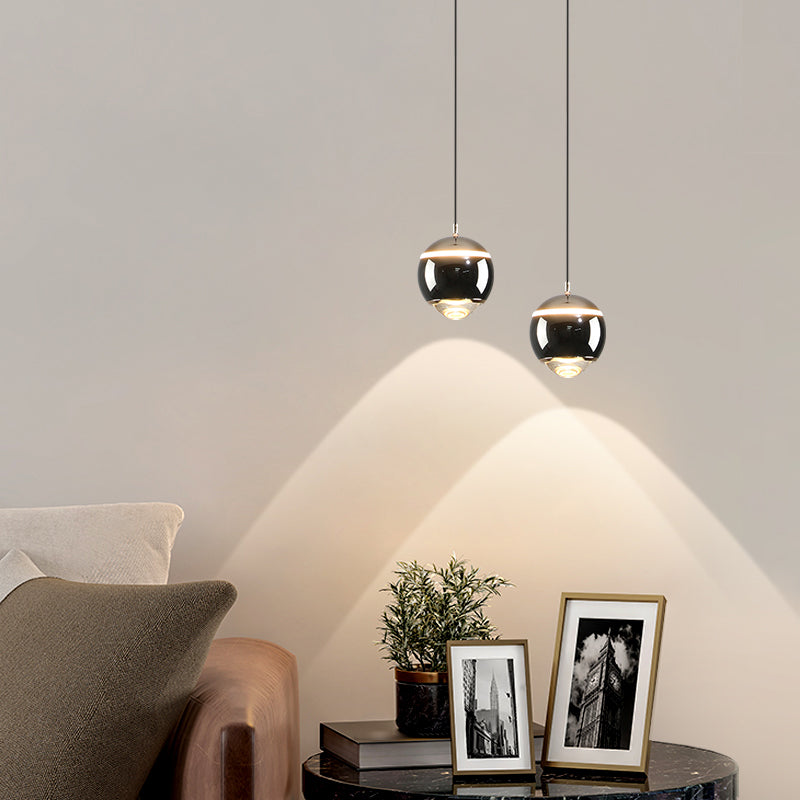 Postmoderne Aluminium -Anhänger Light Globe LED Hanging Anhänger für Schlafzimmer