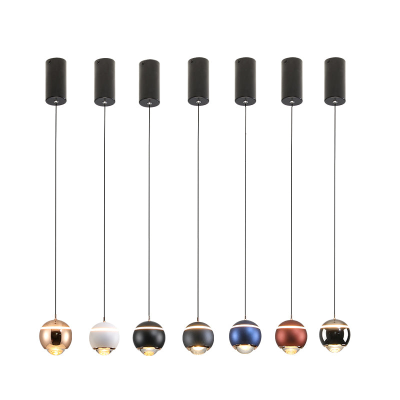 Postmoderne Aluminium -Anhänger Light Globe LED Hanging Anhänger für Schlafzimmer