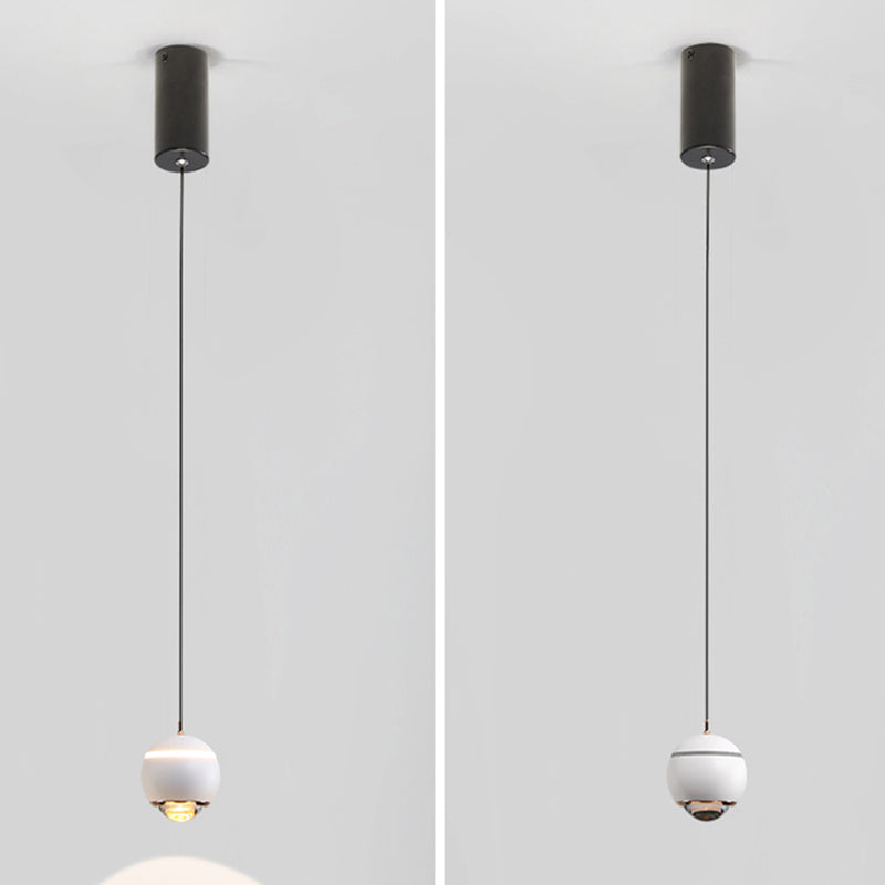 Postmoderne Aluminium -Anhänger Light Globe LED Hanging Anhänger für Schlafzimmer
