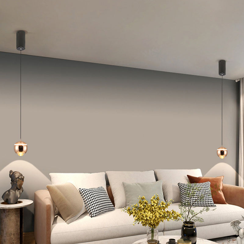 Postmoderne Aluminium -Anhänger Light Globe LED Hanging Anhänger für Schlafzimmer