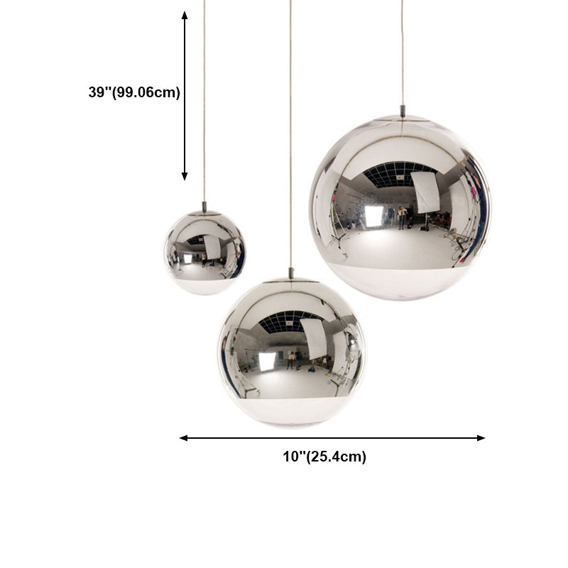 Bal hangende licht moderne stijl glas 1 licht spoeling hanglamp armaturen