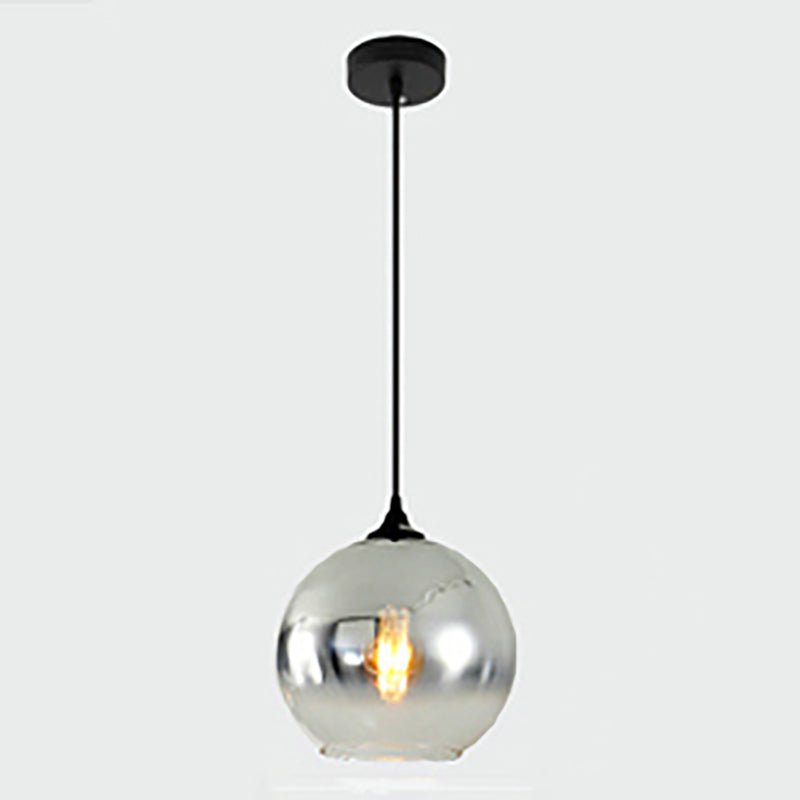 Moderner Stil sphärischer Form anheizt Anhänger Beleuchtung Glas 1 Lichtheiztlicht Licht für das Restaurant