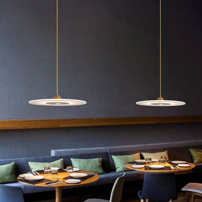 Nordic-stijl hangende plafondlicht metalen led hangende lamp armatuur