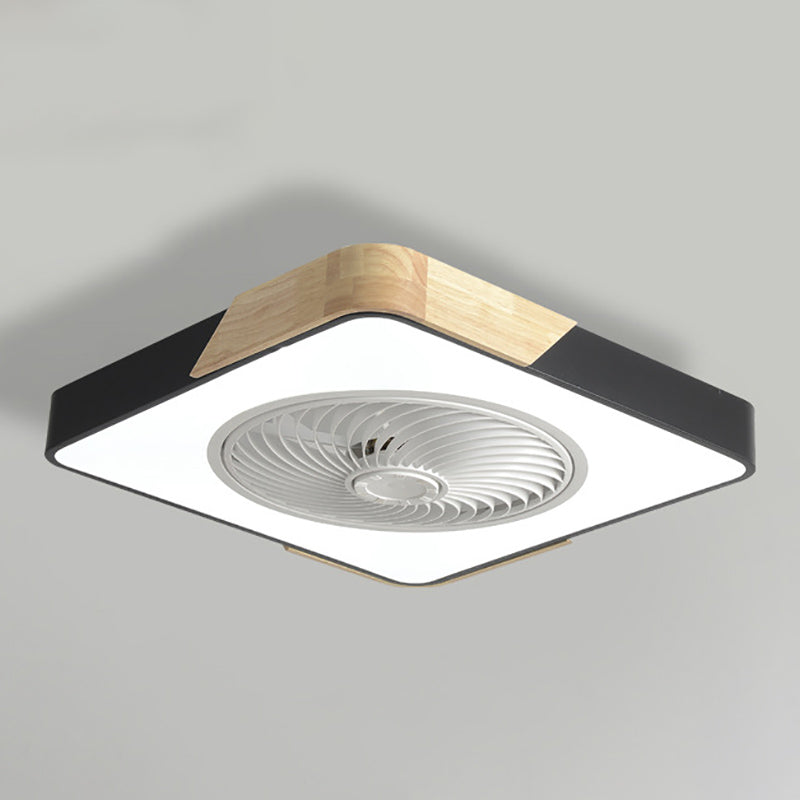 Ventilateur de plafond de style moderne Light à 1 lumière LED MONT PLAGE LEU