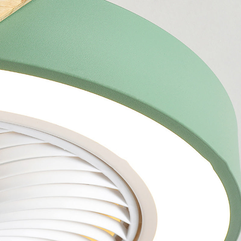 Ventilateur de plafond de style moderne Light à 1 lumière LED MONT PLAGE LEU