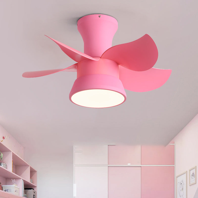 Éclairage de ventilateur de plafond de style moderne 1 Éclair de ventilateur de plafond léger pour la chambre des enfants