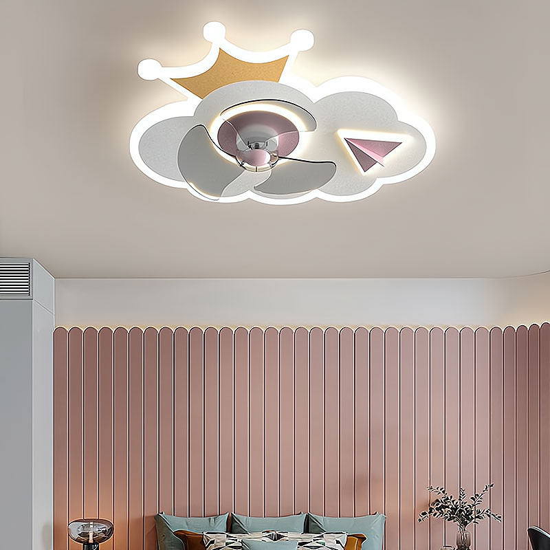 CHLIDREN STILO STILO DI SFACCOLA LIGHT LIGHT LED Montaggio Affermata Light con ombra acrilica per la stanza per bambini