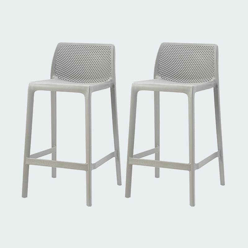 Modern Style Bar-stool Plastic Counter Bar Stool for Kitchen Bar with Plastic Legs