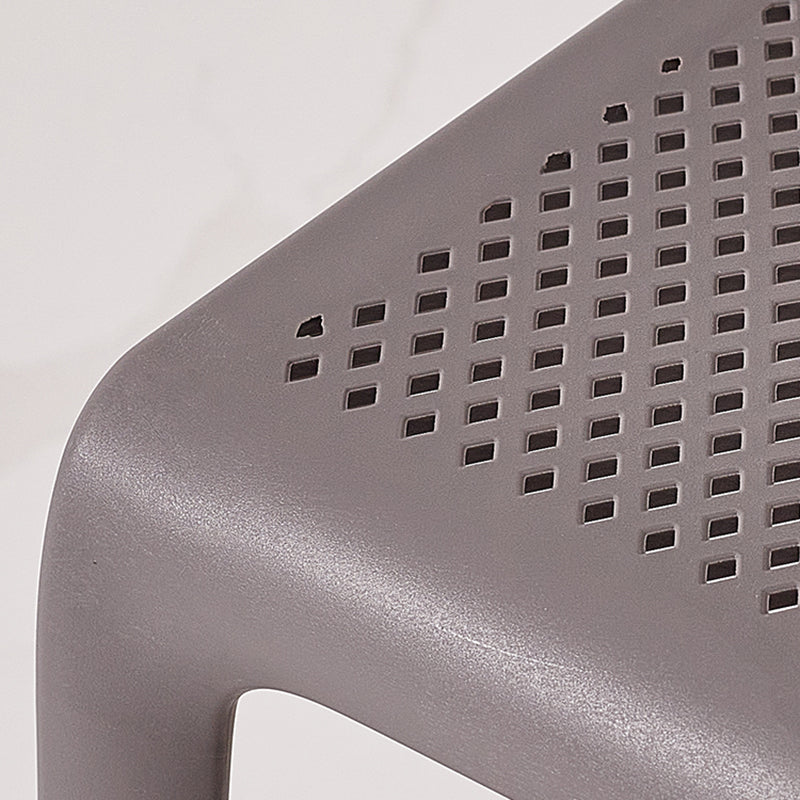 Modern Style Bar-stool Plastic Counter Bar Stool for Kitchen Bar with Plastic Legs