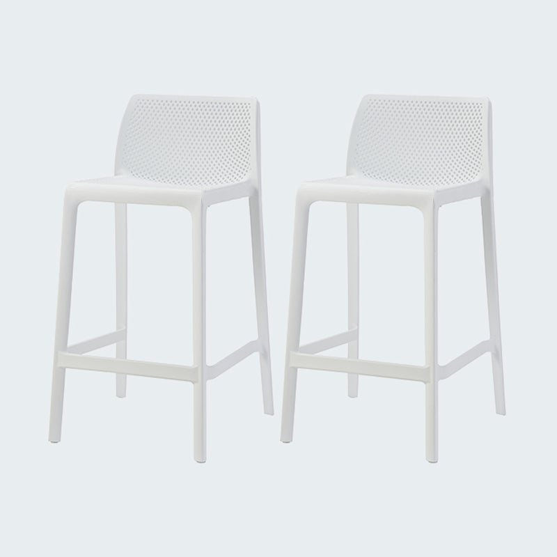 Modern Style Bar-stool Plastic Counter Bar Stool for Kitchen Bar with Plastic Legs