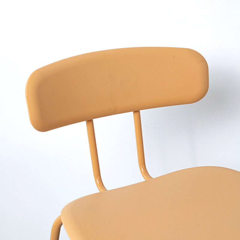 Modern Bar-stool Plastic Counter Bar Stool for Kitchen Bar with Metal Legs