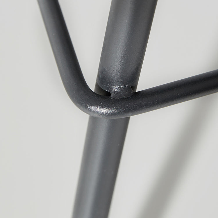 Contemporary Matte Finish Leather Barstool Low Back Home Stool