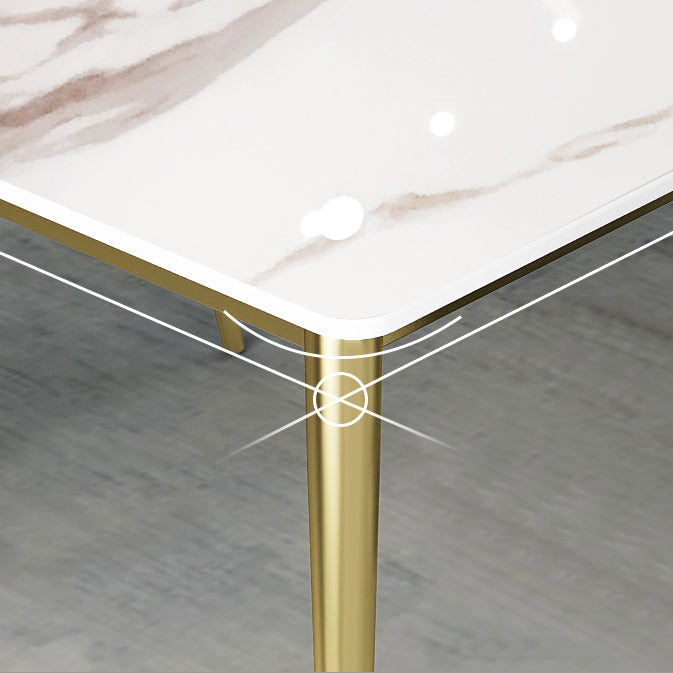 Glam Sintered Stone Dining Table Set 1/4/5/7 Pieces Dining Set