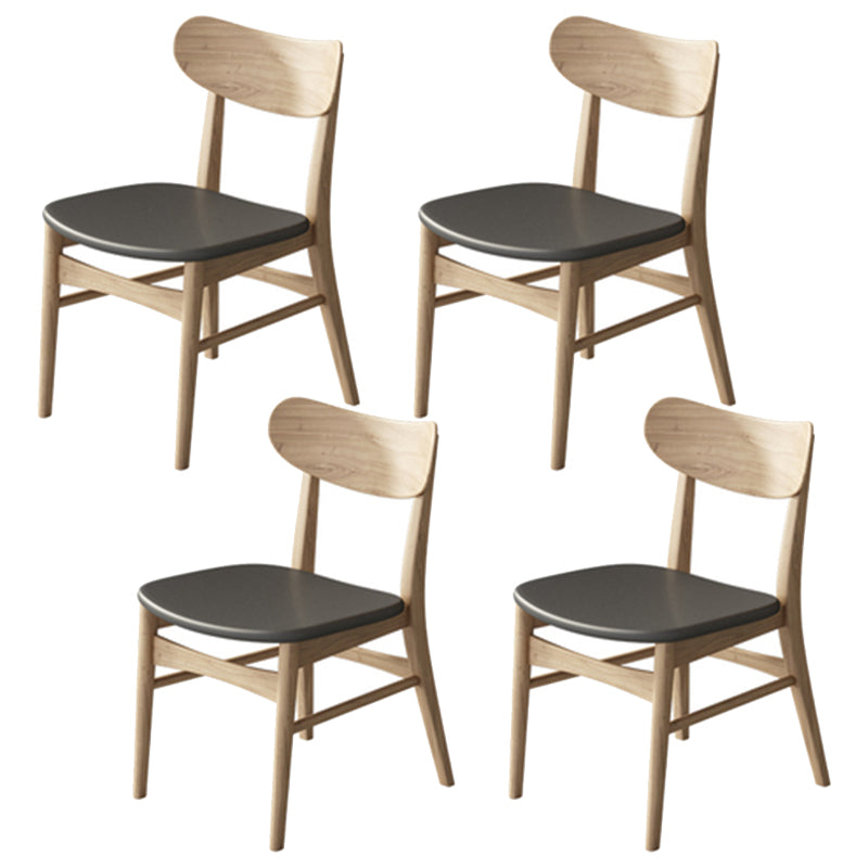 Modern Solid Wood Dining Table Set 1/4/5/7 Pieces Dining Set for Home Use