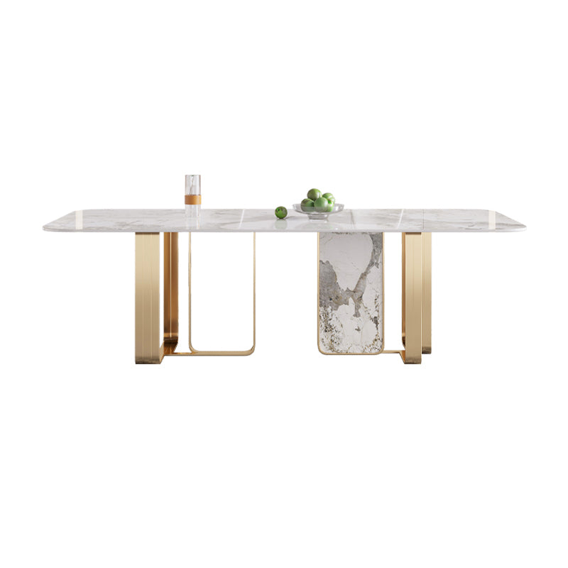 Luxury Sintered Stone Top Dining Set 1/4/5/7 Pieces Dining Table with Chairs