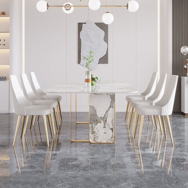 Luxury Sintered Stone Top Dining Set 1/4/5/7 Pieces Dining Table with Chairs