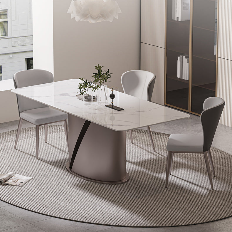 Designer Style Sintered Stone Top Dining Set 1/4/5/7 Pieces Dining Table with Chairs