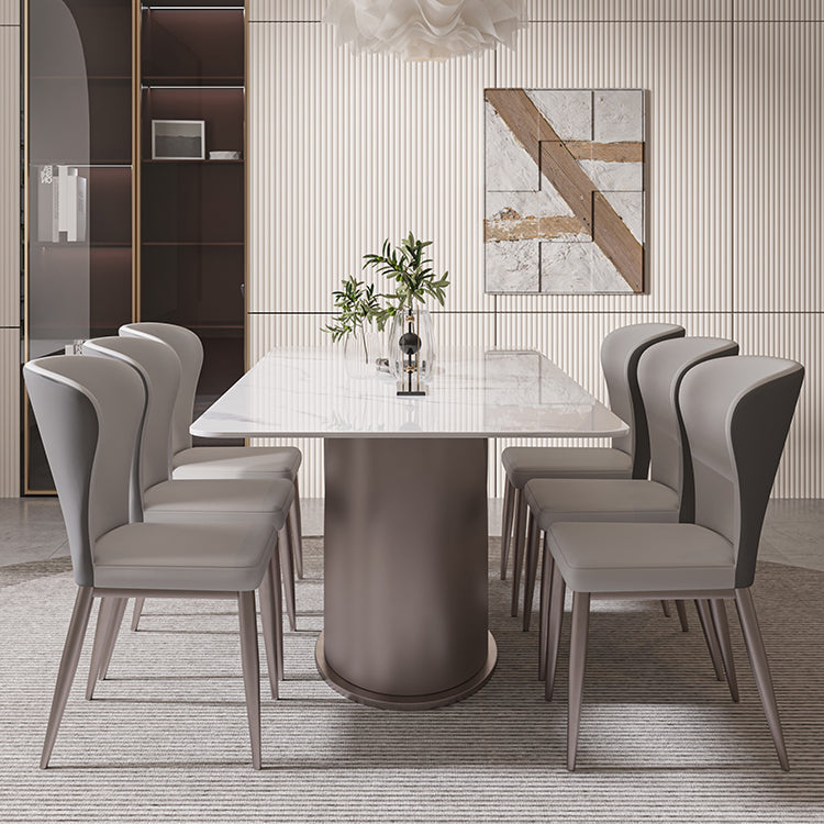 Designer Style Sintered Stone Top Dining Set 1/4/5/7 Pieces Dining Table with Chairs