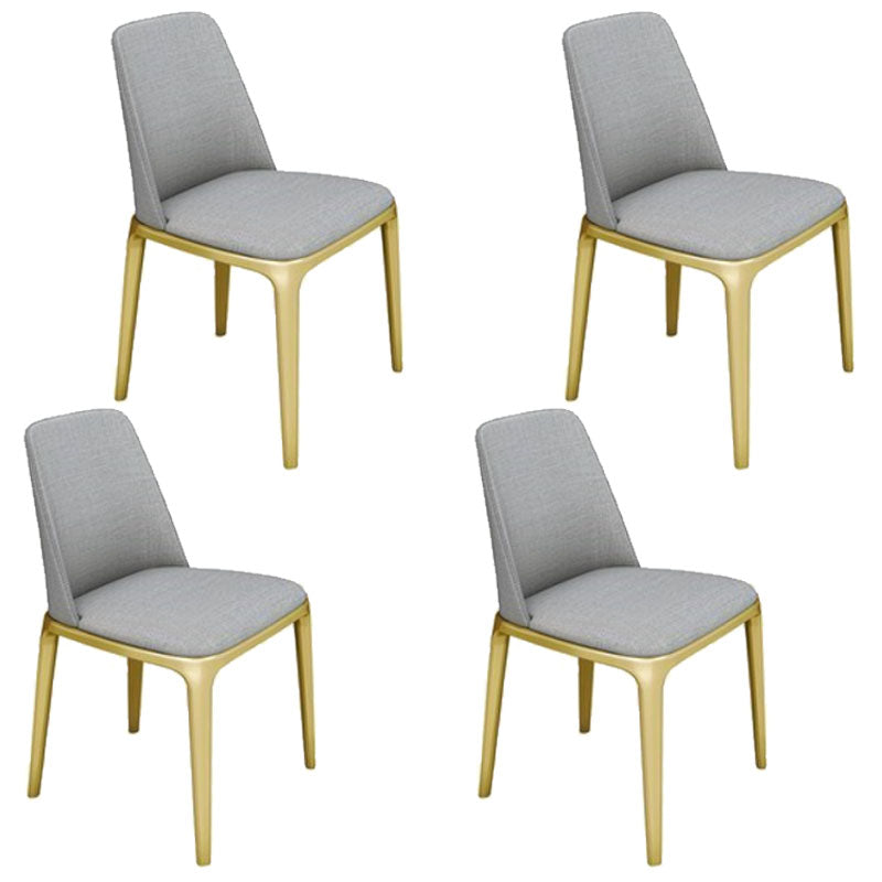 Glam 1/4/6 Pieces Dining Set Round Stone Dining Table for Dining Room
