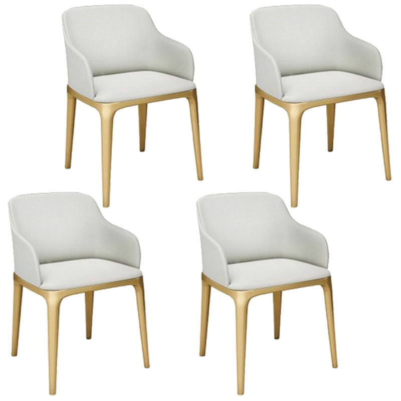 Glam 1/4/6 Pieces Dining Set Round Stone Dining Table for Dining Room