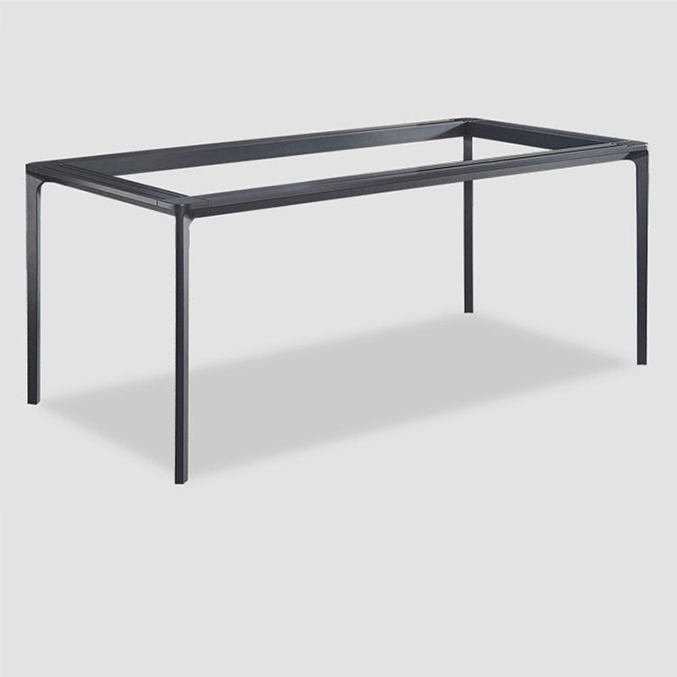 Modern 1/4/5/7 Pieces Black Dinette Set with Sintered Stone Top Rectangle Dining Table Set