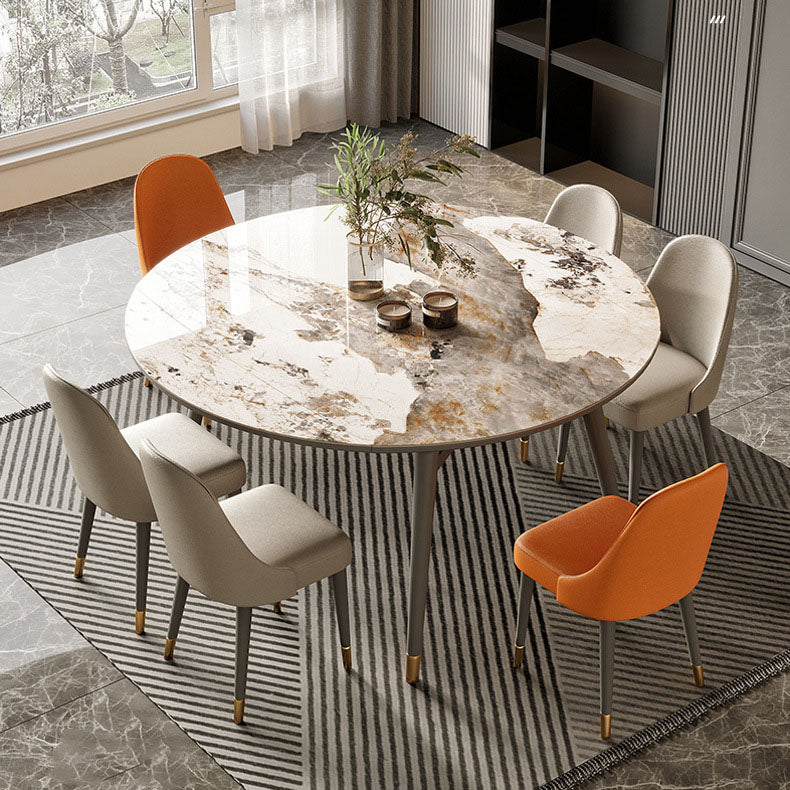Modern Style 1/4/5/6/7/11 Pieces Dining Room Set Round Dining Room Table Set