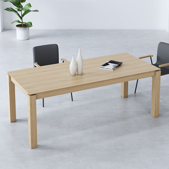 Rectangle 4 Legs Furniture Solid Wood Mid-Century Table for Dining Room