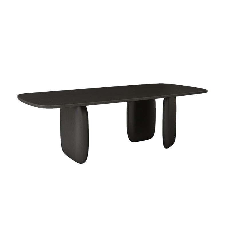 Pine Solid Wood Tripod Dining Table Modern Rectangle Dining Room Kitchen Home Furniture